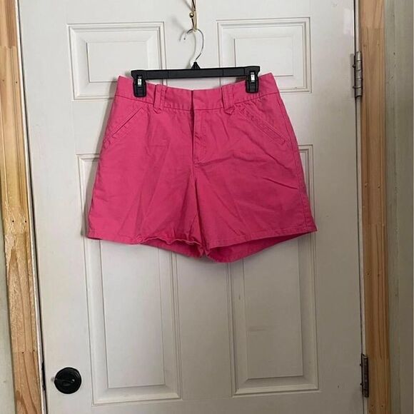 Liz Claiborne Pink Denim Mom Shorts Size 8 - Picture 1 of 5